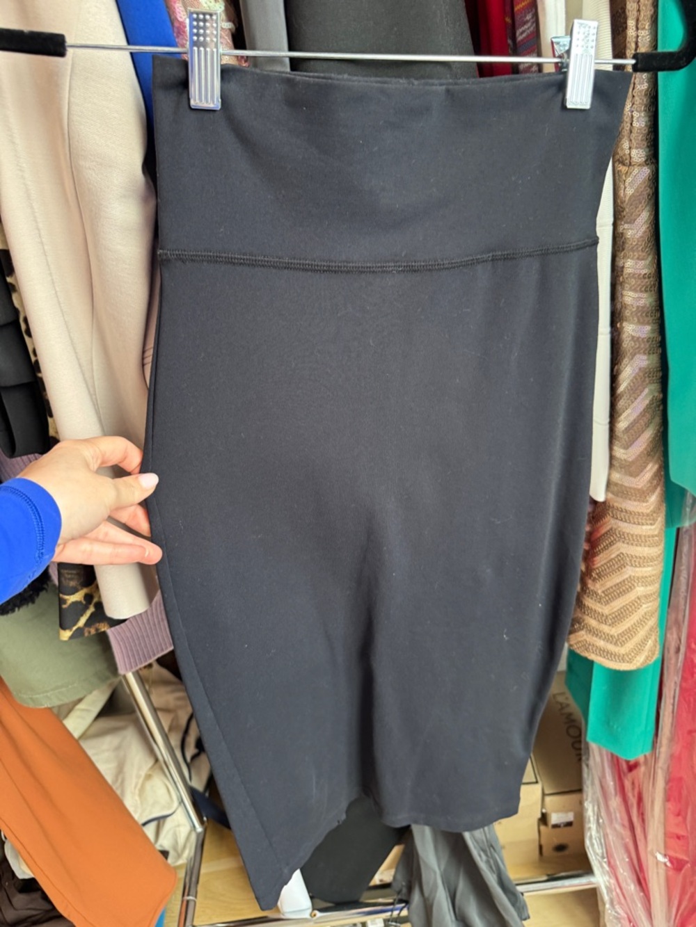 Bebe Black High-Waist Pencil Skirt XS